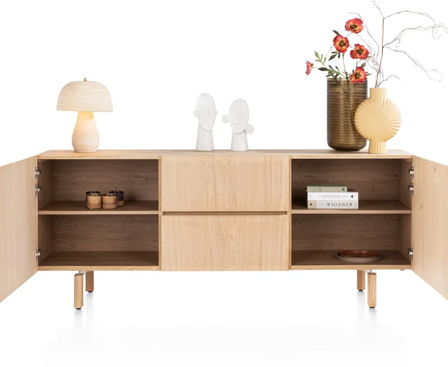 Azulo, dressoir 200 cm - 2-deuren + 2-laden