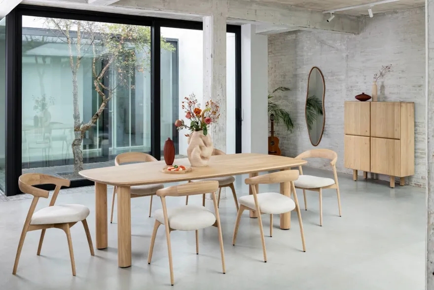 Azulo, eetkamertafel 240 x 115 cm