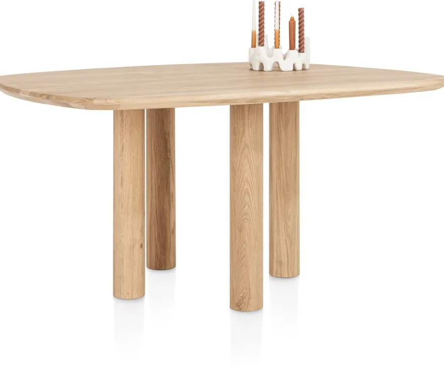 Azulo, eetkamertafel 160 x 130 cm - 4-poten