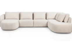 Basento, Longchair links - 2,5 zits zonder armen - ottomane groot rechts
