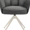 Bell, armstoel - creme frame - draaibaar - pocket - stof Calabria - Antraciet