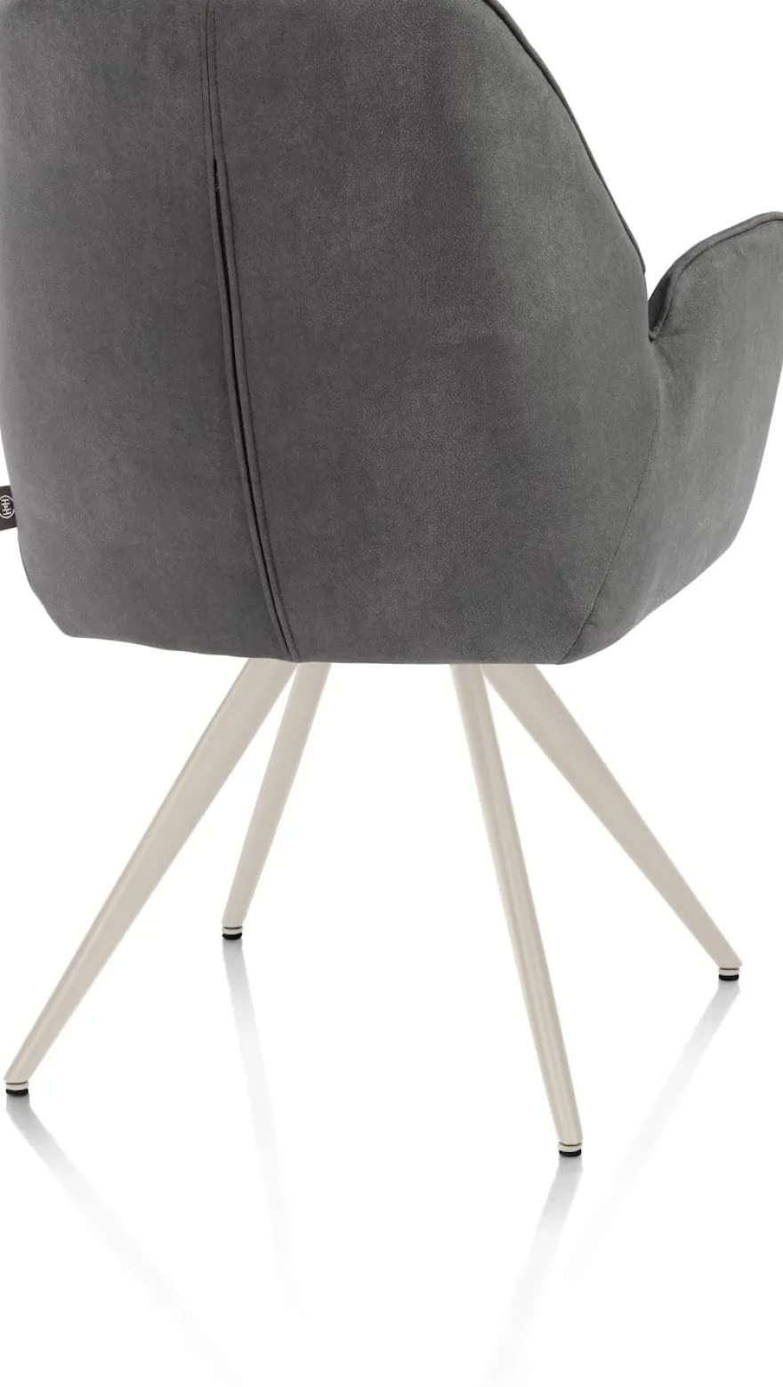Bell, armstoel - creme frame - pocket - stof Calabria - Antraciet