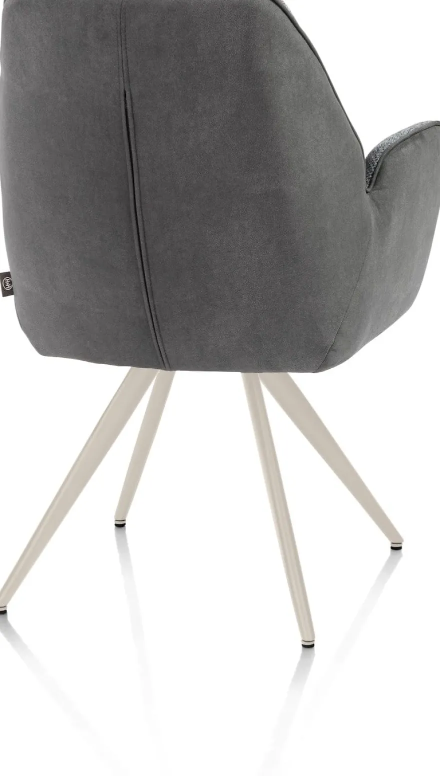 Bell, armstoel - creme frame - pocket - combi Calabria/Vada - Antraciet