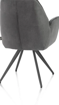 Bell, armstoel - grafiet frame - pocket - combi Calabria/Vada - Antraciet