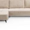 Belluno, hoekbank links - stof Derby - Beige