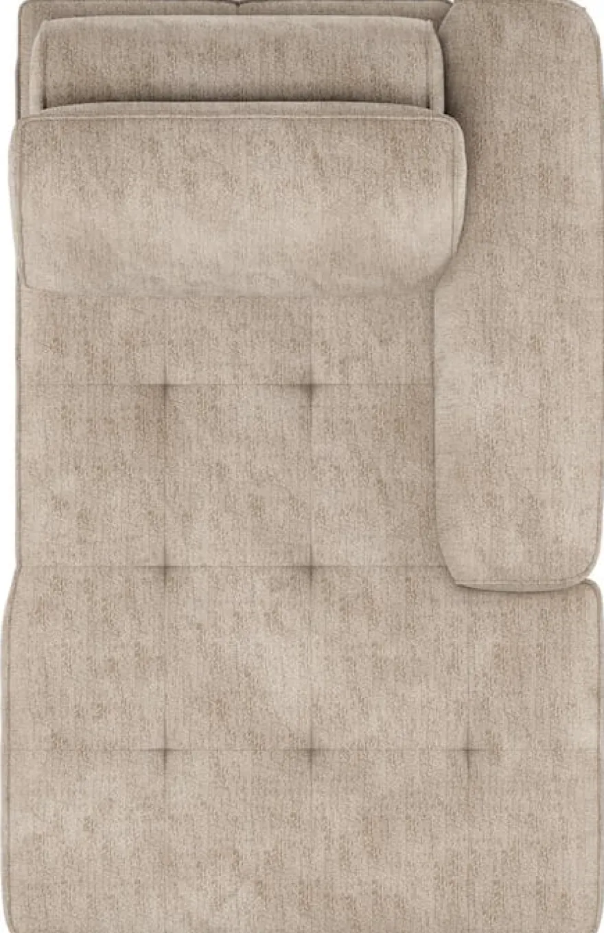 Belluno, longchair - fix rug - arm rechts