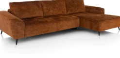 Belluno, longchair - flex rug - arm rechts