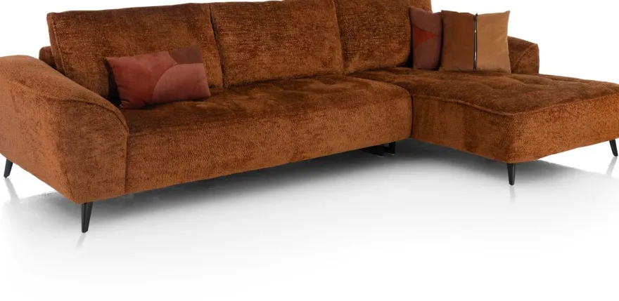 Belluno, longchair - flex rug - arm rechts