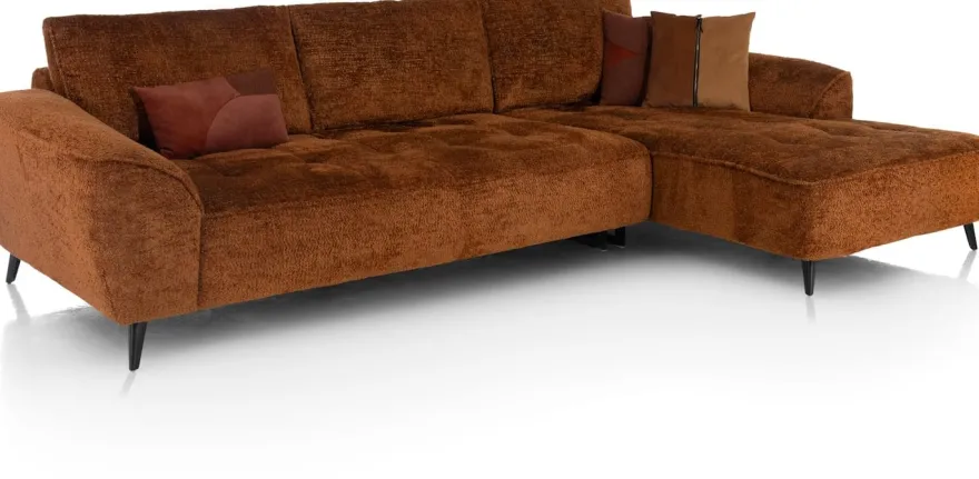Belluno, longchair - flex rug - arm rechts