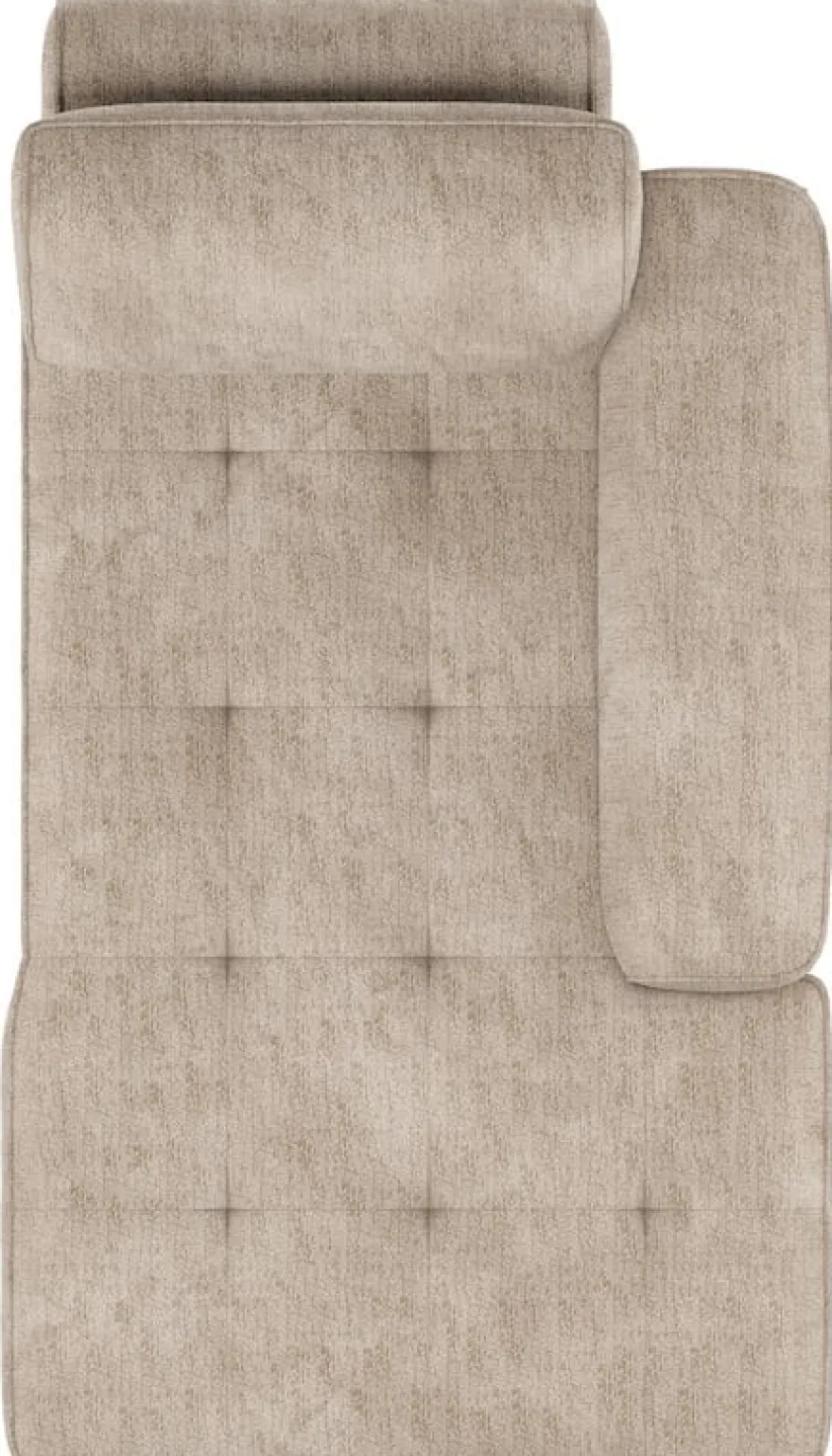 Belluno, longchair - flex rug - arm rechts