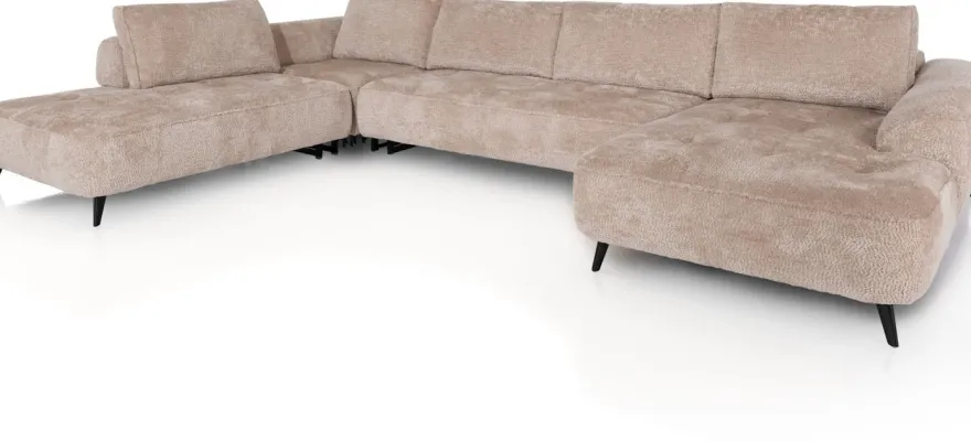 Belluno, U-bank links - stof Derby - Beige