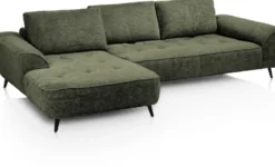 Belluno, 3-zits arm rechts + longchair links + flex - Groen