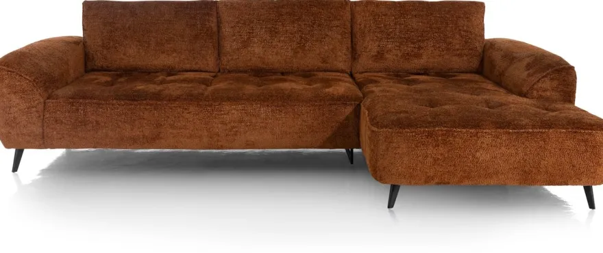 Belluno, 3-zits - flex rug - arm links