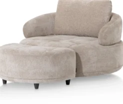Borgia, draaifauteuil - rond 130 cm