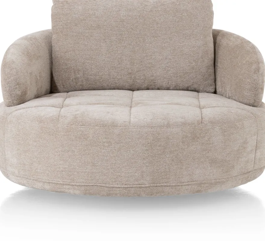 Borgia, draaifauteuil - rond 130 cm