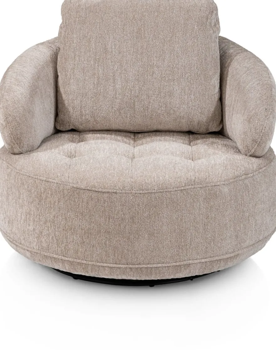 Borgia, draaifauteuil small - rond 100 cm