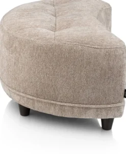 Borgia, poef/hocker small - Champagne
