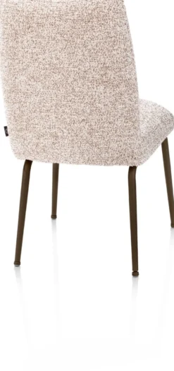 Bovina, eetkamerstoel - stof Luton + nosag - frame steelbrown - koper