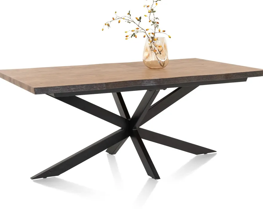 Carreras, uitschuiftafel 190 (+ 60) x 100 cm