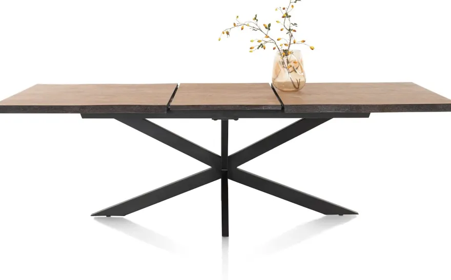 Carreras, uitschuiftafel 190 (+ 60) x 100 cm