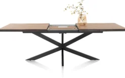 Carreras, uitschuiftafel 190 (+ 60) x 100 cm