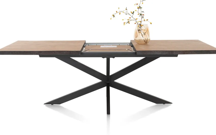 Carreras, uitschuiftafel 190 (+ 60) x 100 cm