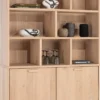 Castello, buffet 123 cm - 2-deuren + 9-niches (+ LED)