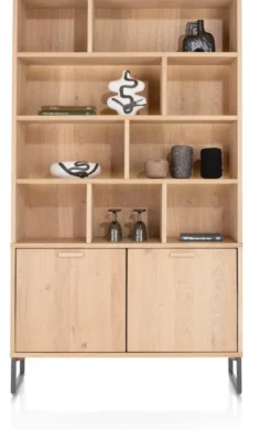 Castello, buffet 123 cm - 2-deuren + 9-niches (+ LED)