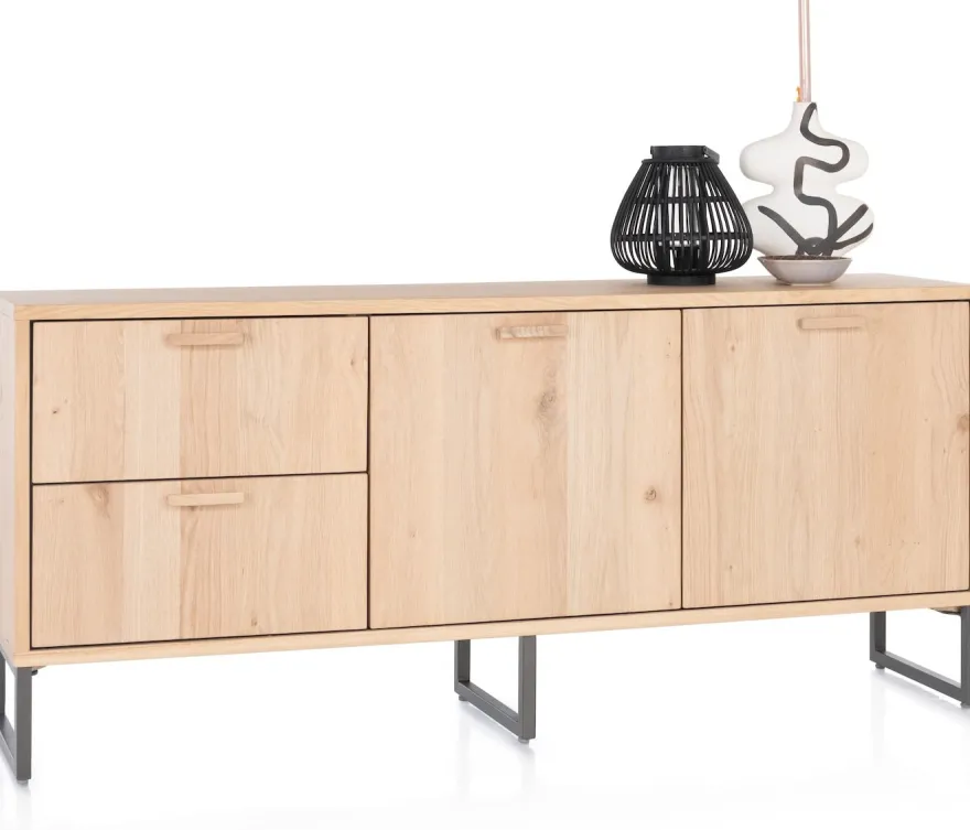 Castello, dressoir 181 cm - 2-deuren + 2-laden