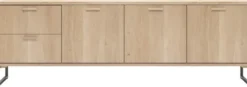Castello, dressoir 240 cm - 3-deuren + 2-laden