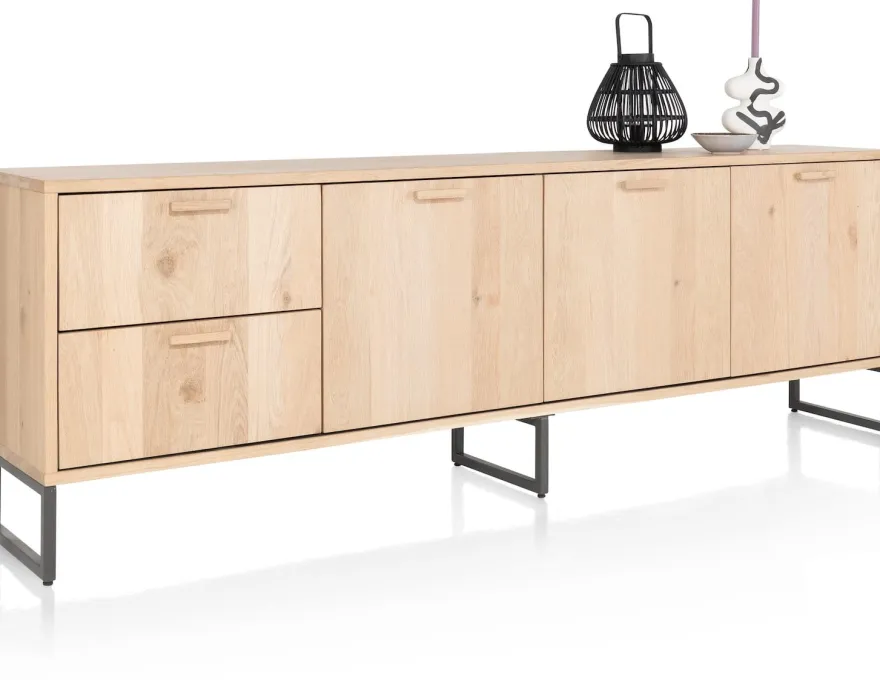 Castello, dressoir 240 cm - 3-deuren + 2-laden