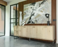 Castello, dressoir 240 cm - 3-deuren + 2-laden