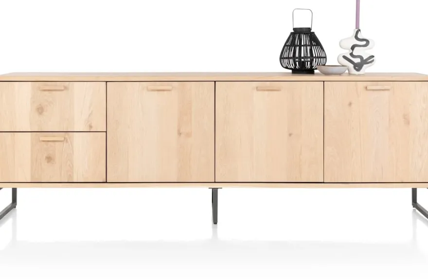 Castello, dressoir 240 cm - 3-deuren + 2-laden