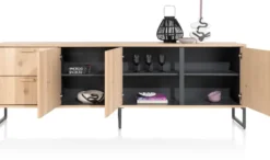Castello, dressoir 240 cm - 3-deuren + 2-laden