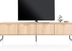Castello, lowboard 240 cm - 3-deuren + 1-klep