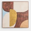 COCOmaison, Annabel schilderij 80x80cm - Multikleur