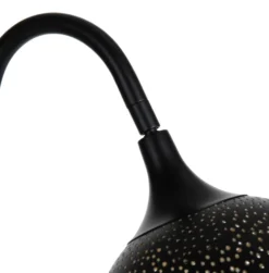 COCOmaison, Arjen tafellamp 1*E27 - Zwart/Goud