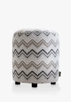COCOmaison, BeautiQ - Lush poef - rond 42 cm - Antraciet