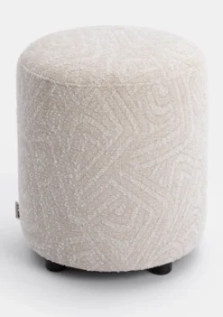 COCOmaison, BeautiQ - Sola poef - rond 42cm - Creme