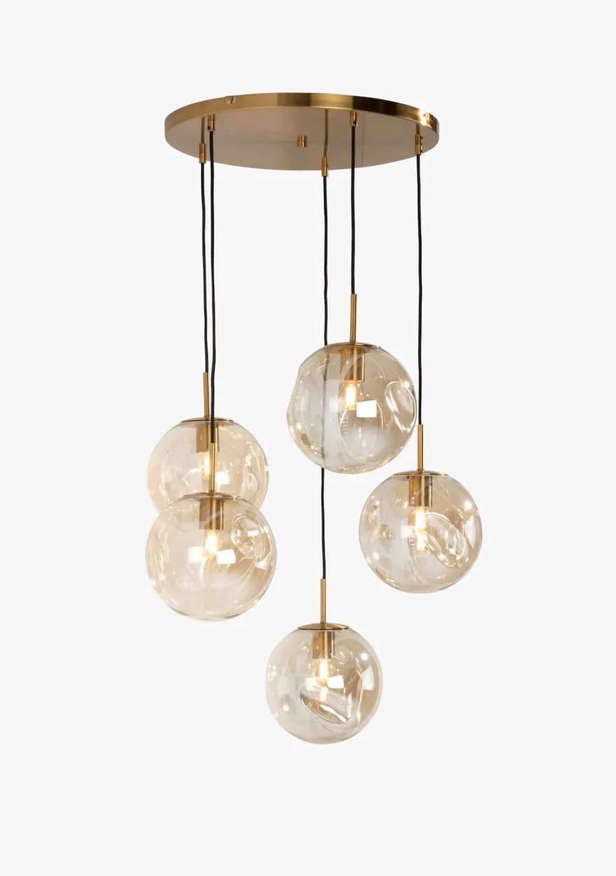 COCOmaison, Bo hanglamp 5*E27 - Goud