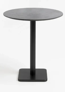 COCOmaison, Brest bartafel stone anthracite D80cm - Zwart