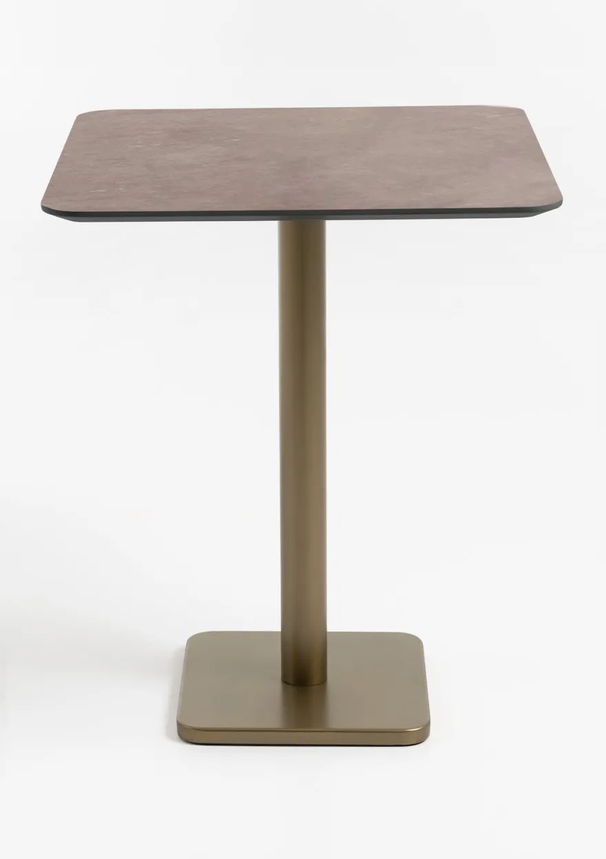 COCOmaison, Brest bartafel stone rust 75x75cm - Zwart