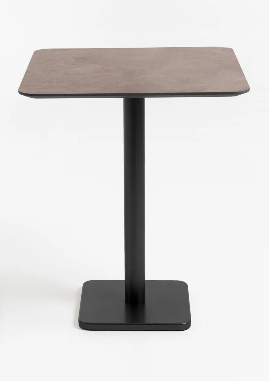 COCOmaison, Brest bartafel stone rust 75x75cm - Zwart