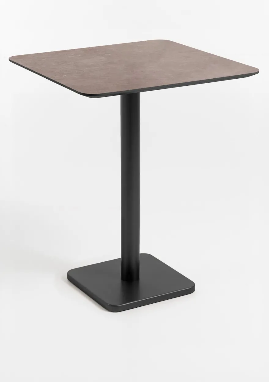 COCOmaison, Brest bartafel stone rust 75x75cm - Zwart