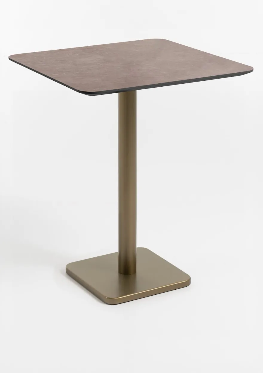 COCOmaison, Brest bartafel stone rust 75x75cm - Zwart