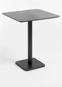COCOmaison, Brest bartafel stone anthracite 75x75cm - Zwart
