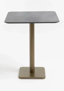 COCOmaison, Brest bartafel stone anthracite 75x75cm - Zwart