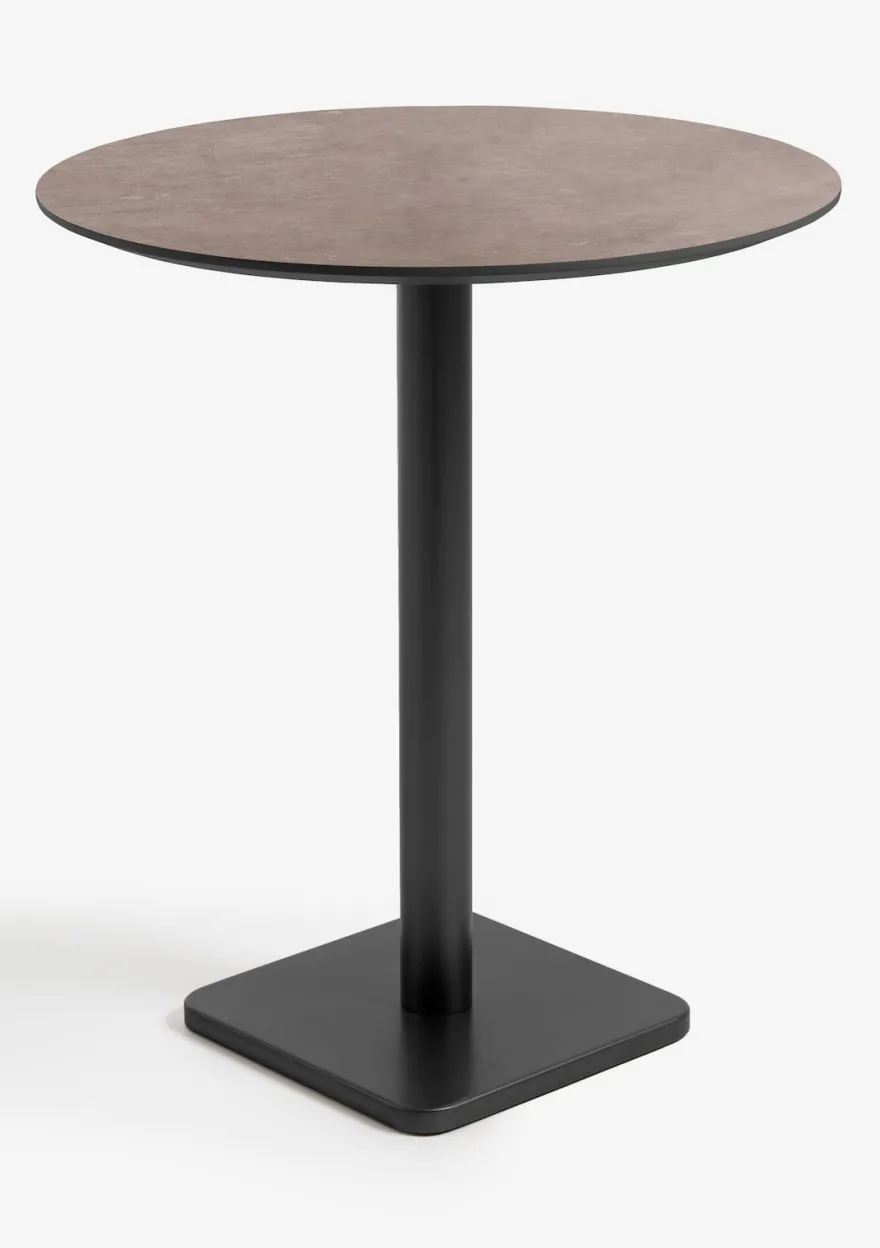 COCOmaison, Brest bartafel stone rust D80cm - Zwart