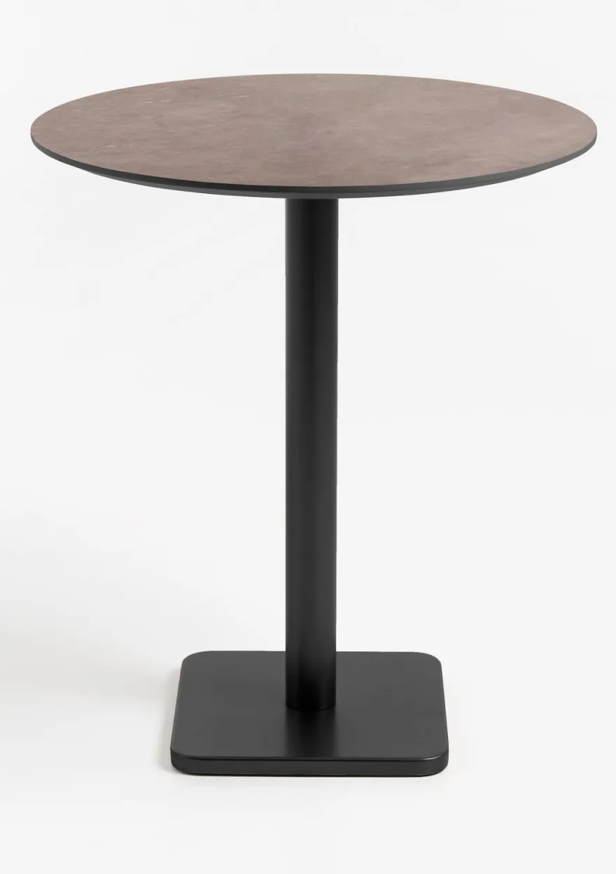COCOmaison, Brest bartafel stone rust D80cm - Zwart