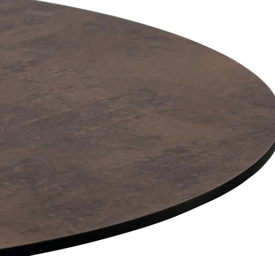 COCOmaison, Brest bartafel stone rust D80cm - Zwart